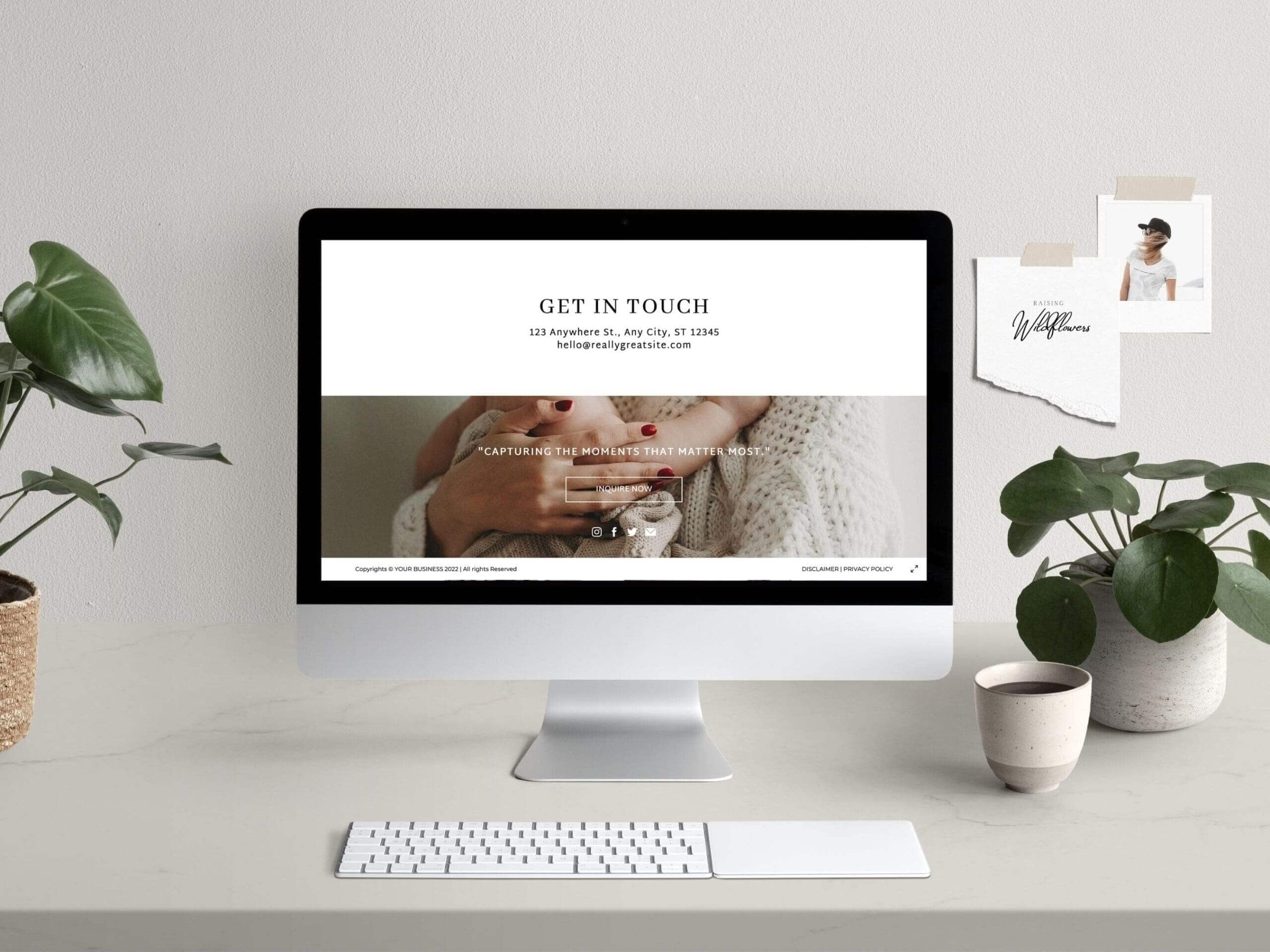 Onepager Canva Template - Pure | Ramstein KMC photographer, designer ...